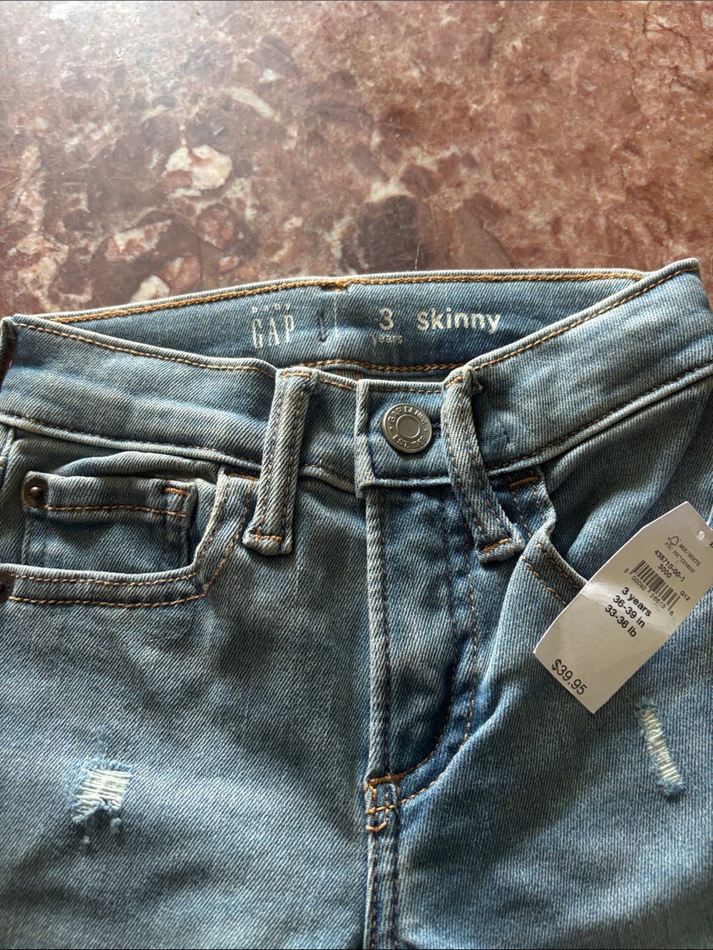GAP Kids Skinny Jeans in Light Blue Denim